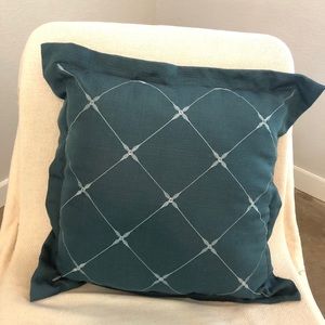 Embroidered Throw Pillow